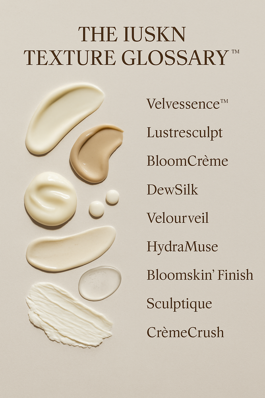 IUSKN Texture Glossary: Decode the Signature Feel of Each Formula
